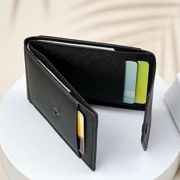 5/20$ Snap Button Small Bi-Fold Wallet/Card Holder - Picture 7 of 7